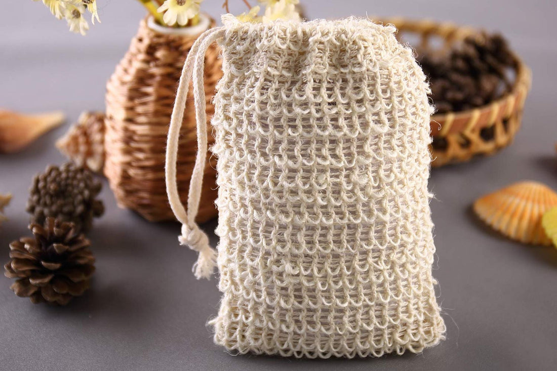 Sacs Sauve-Savon Exfoliants en Fibres de Sisal : Routine Zéro Déchet et Respect de la Planète | Oceansrespect