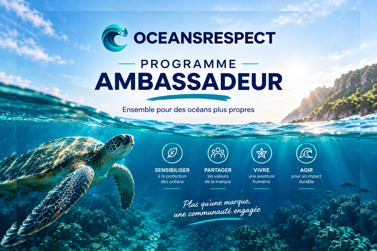 REJOINS LE PROGRAMME AMBASSADEUR OCEANSRESPECT ET SOIS PAYÉ POUR PARTAGER DES PRODUITS QUI ONT DU SENS 🌊🌍🌱