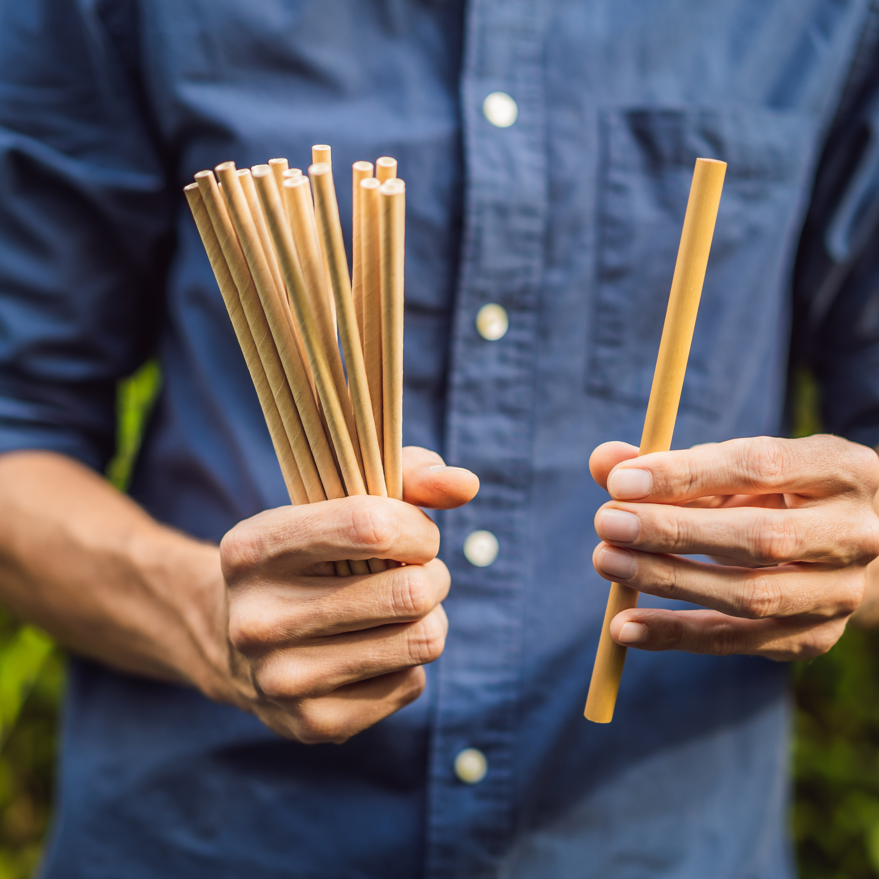Pailles réutilisables en bambou - Vrac