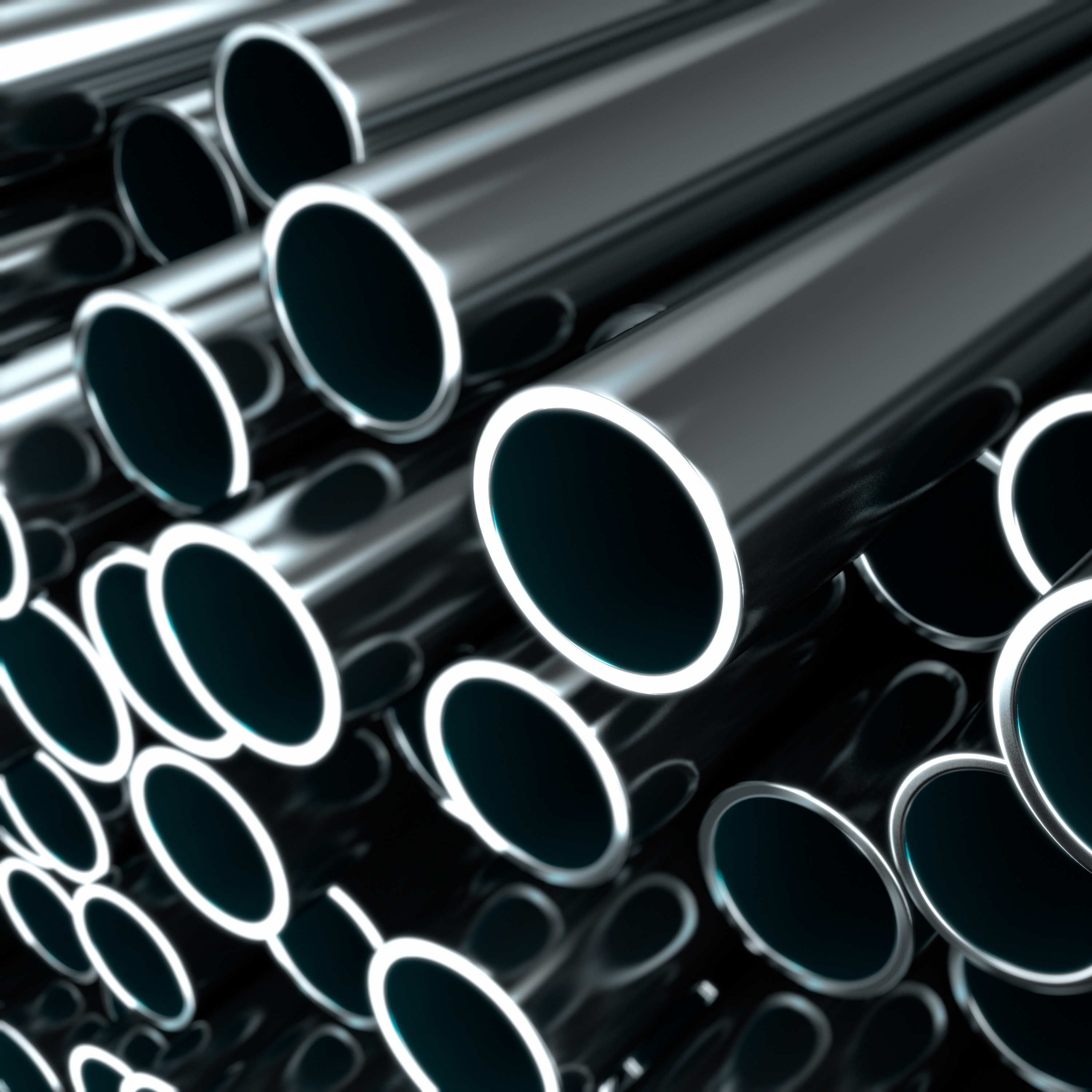 Paille droite en acier inoxydable