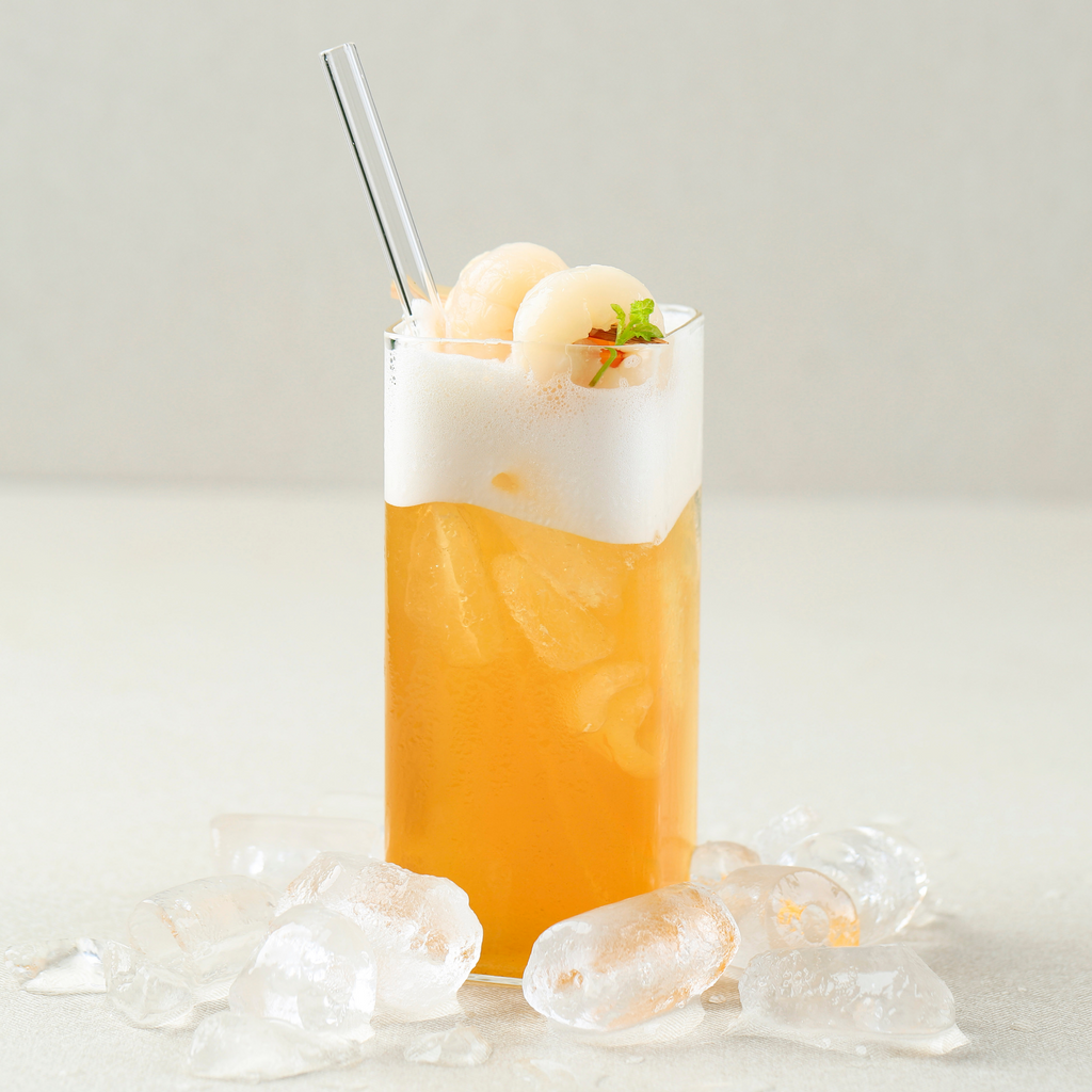 Paille droite en verre en vrac