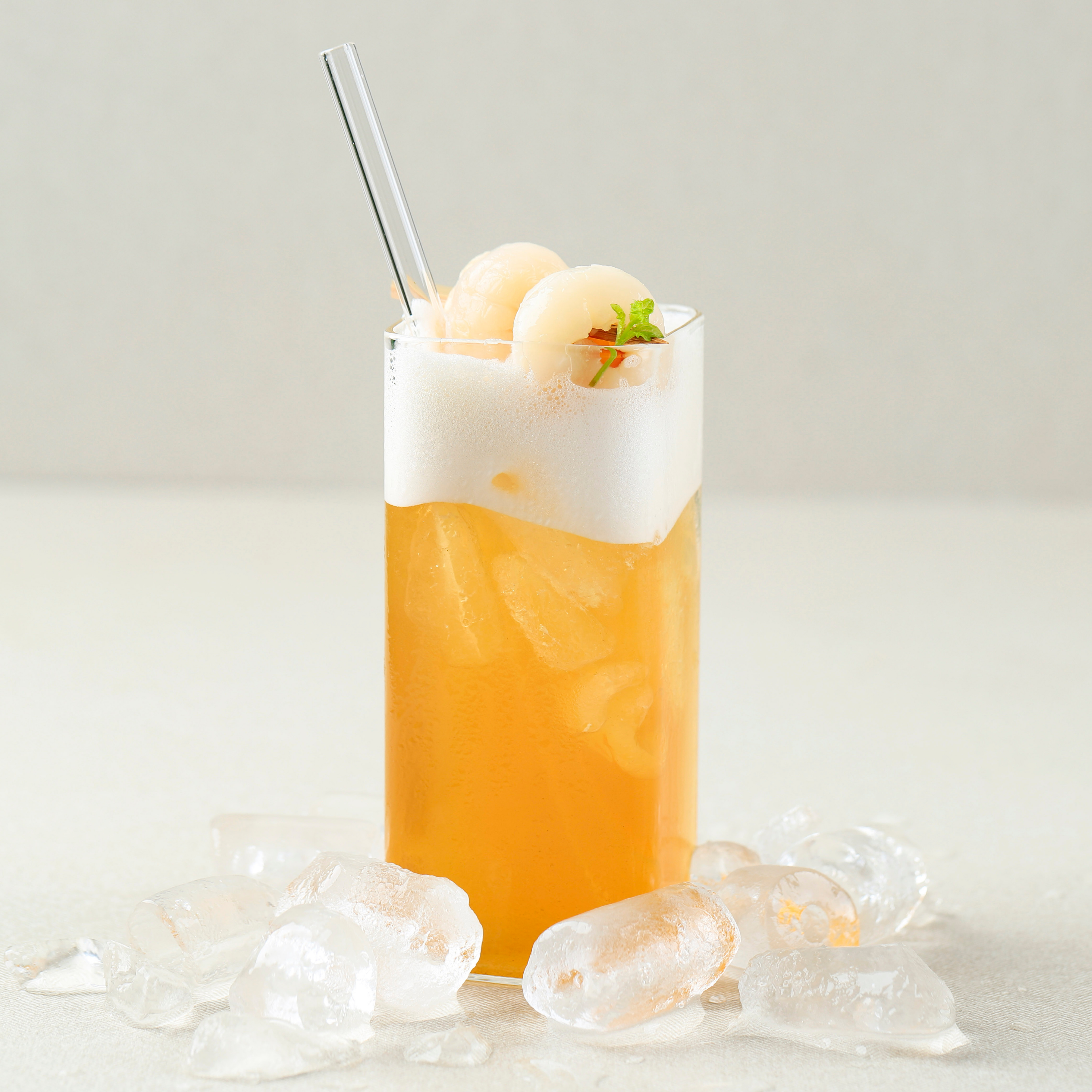 Paille droite en verre en vrac