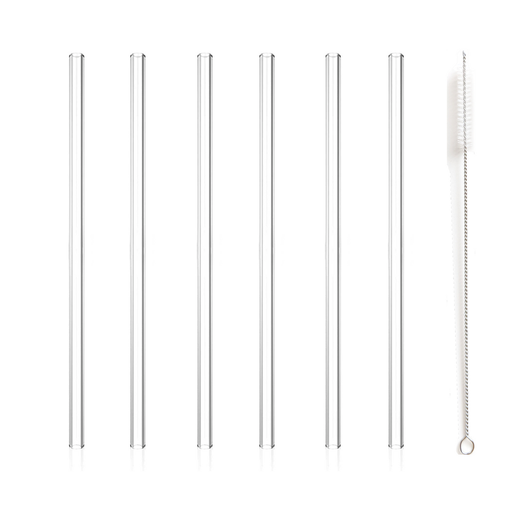 Paille droite en verre en vrac