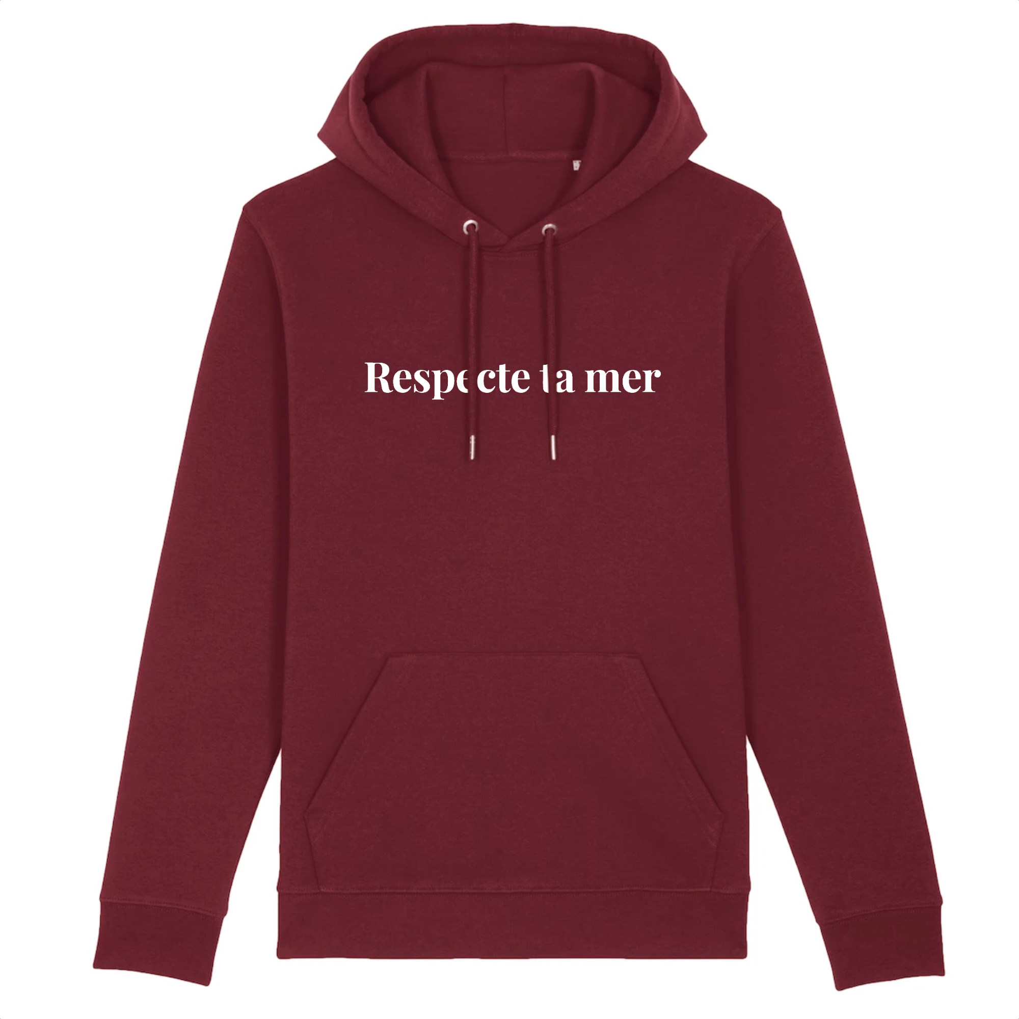 Hoody unisexe en coton bio - Respecte ta mer
