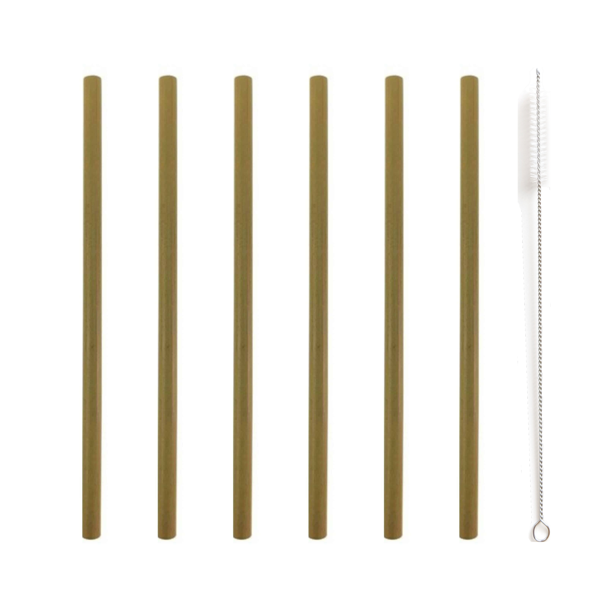 Paille réutilisable en bambou fabriquée en France - Vrac