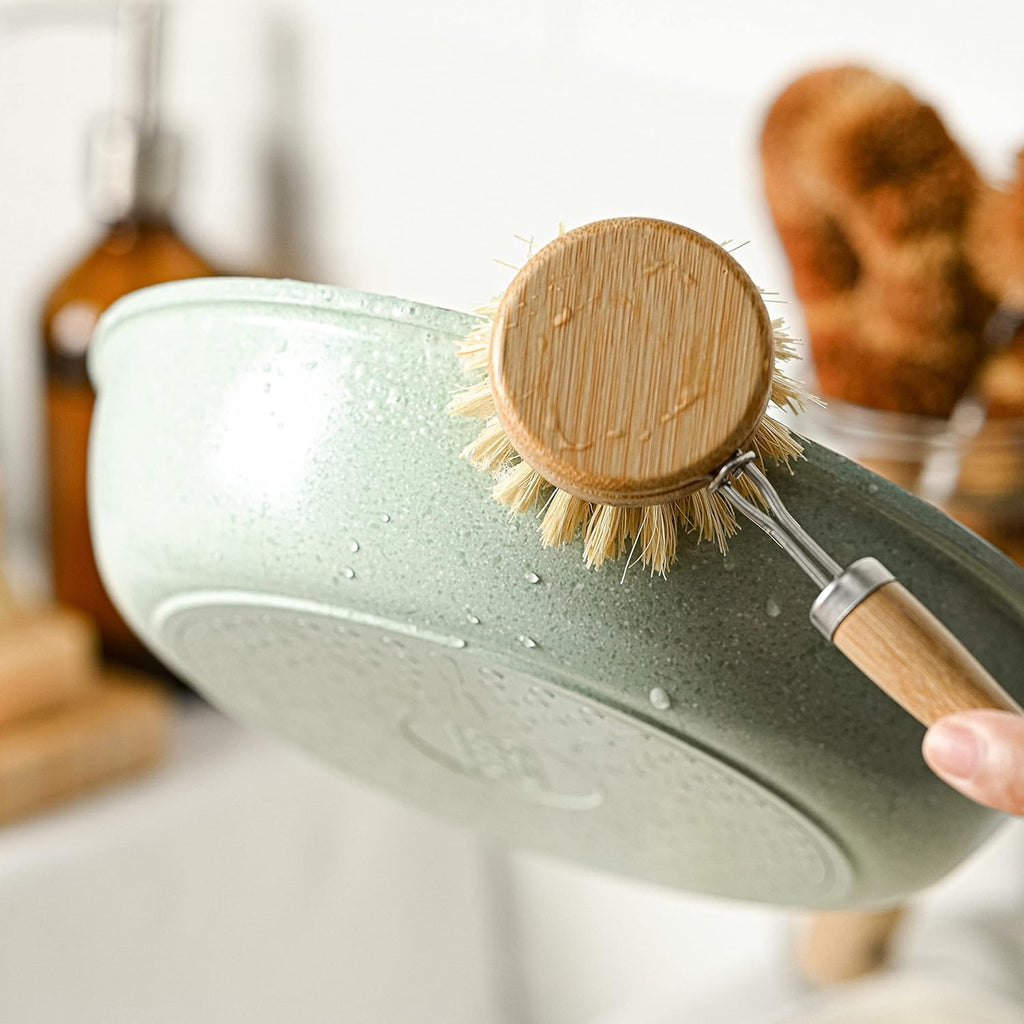Tête interchangeable pour brosse à vaisselle en bambou réutilisable - Oceansrespect 🌊🌍🌱