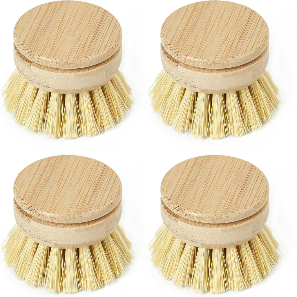 Tête interchangeable pour brosse à vaisselle en bambou réutilisable - Oceansrespect 🌊🌍🌱
