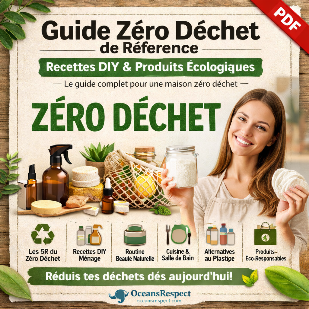 Guide Zéro Déchet de Référence — Recettes DIY & Produits Écologiques | PDF - Oceansrespect 🌊🌍🌱