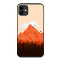 Coque anti-choc biodégradable pour téléphone - Montagnes ensoleillées - Oceansrespect 🌊🌍🌱