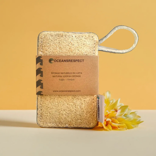 Éponge naturelle et biodégradable en luffa - Oceansrespect 🌊🌍🌱