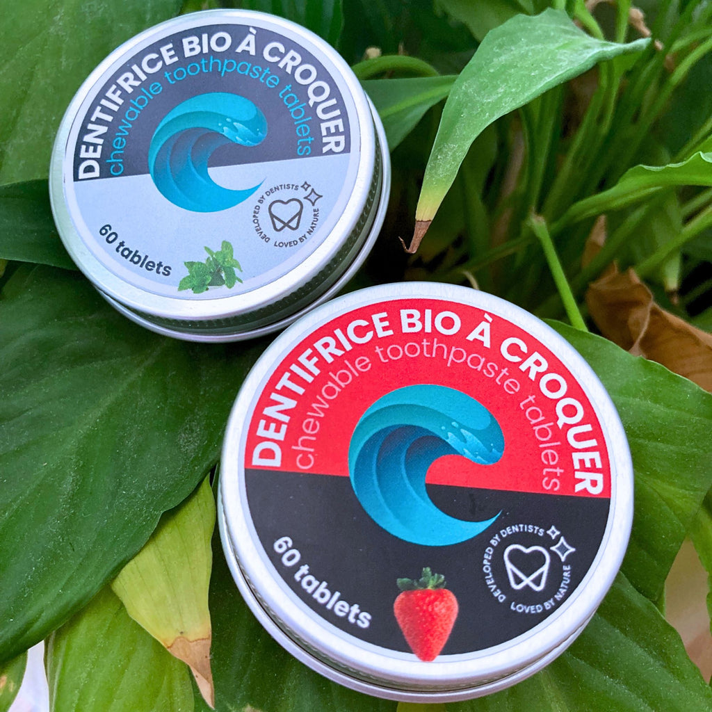 Dentifrice solide en pastilles à croquer - Sans fluor - 1 mois