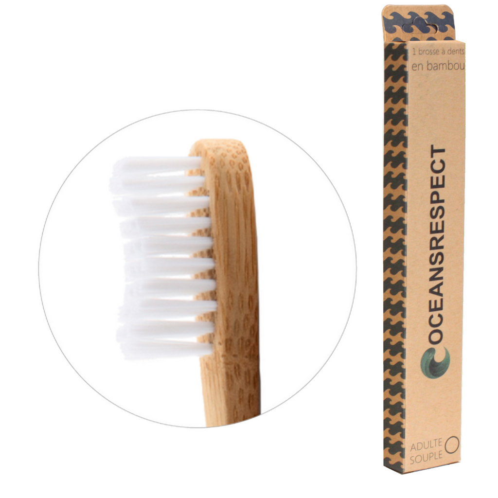 Brosse à dents en bambou - Adulte