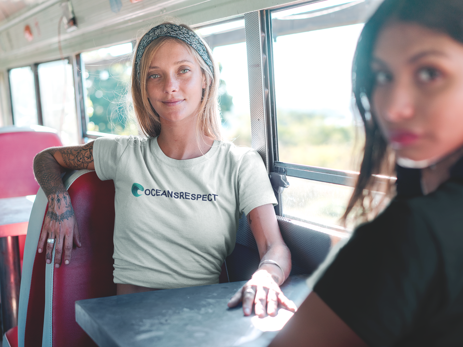 T-shirt femme en coton bio - Oceansrespect