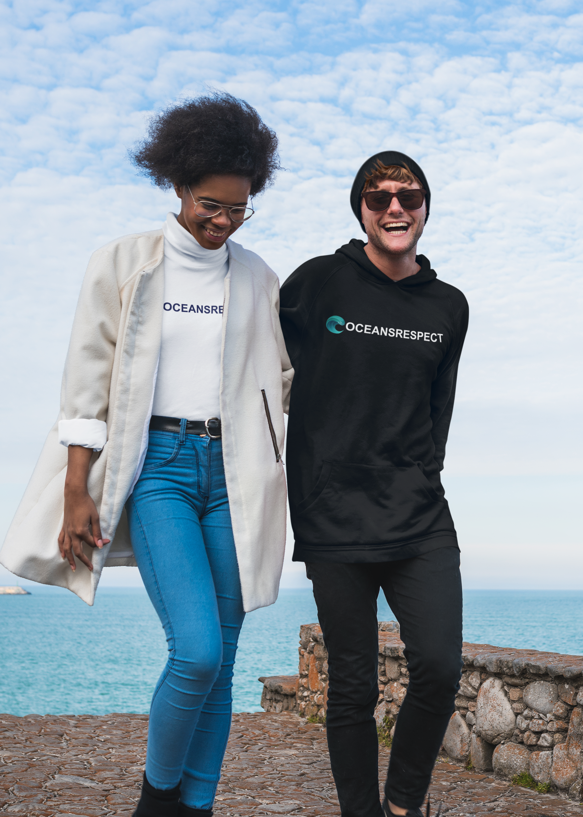 Hoody unisexe en coton bio - Oceansrespect