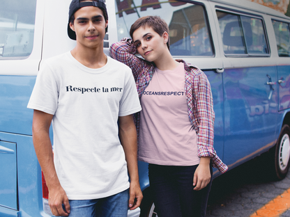 Men's organic cotton t-shirt - Respect your sea