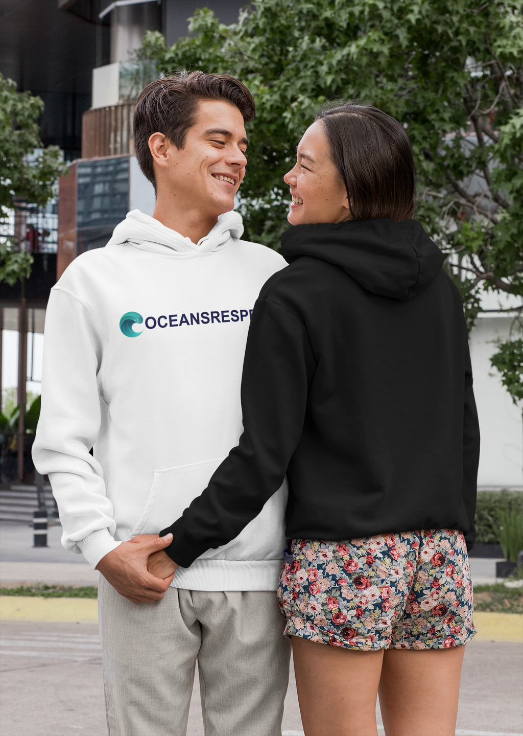 Hoody unisexe en coton bio - Oceansrespect