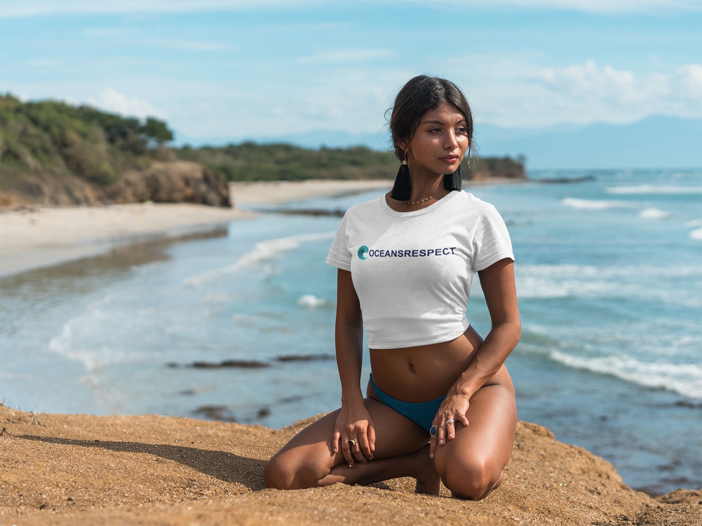 T-shirt femme en coton bio - Oceansrespect