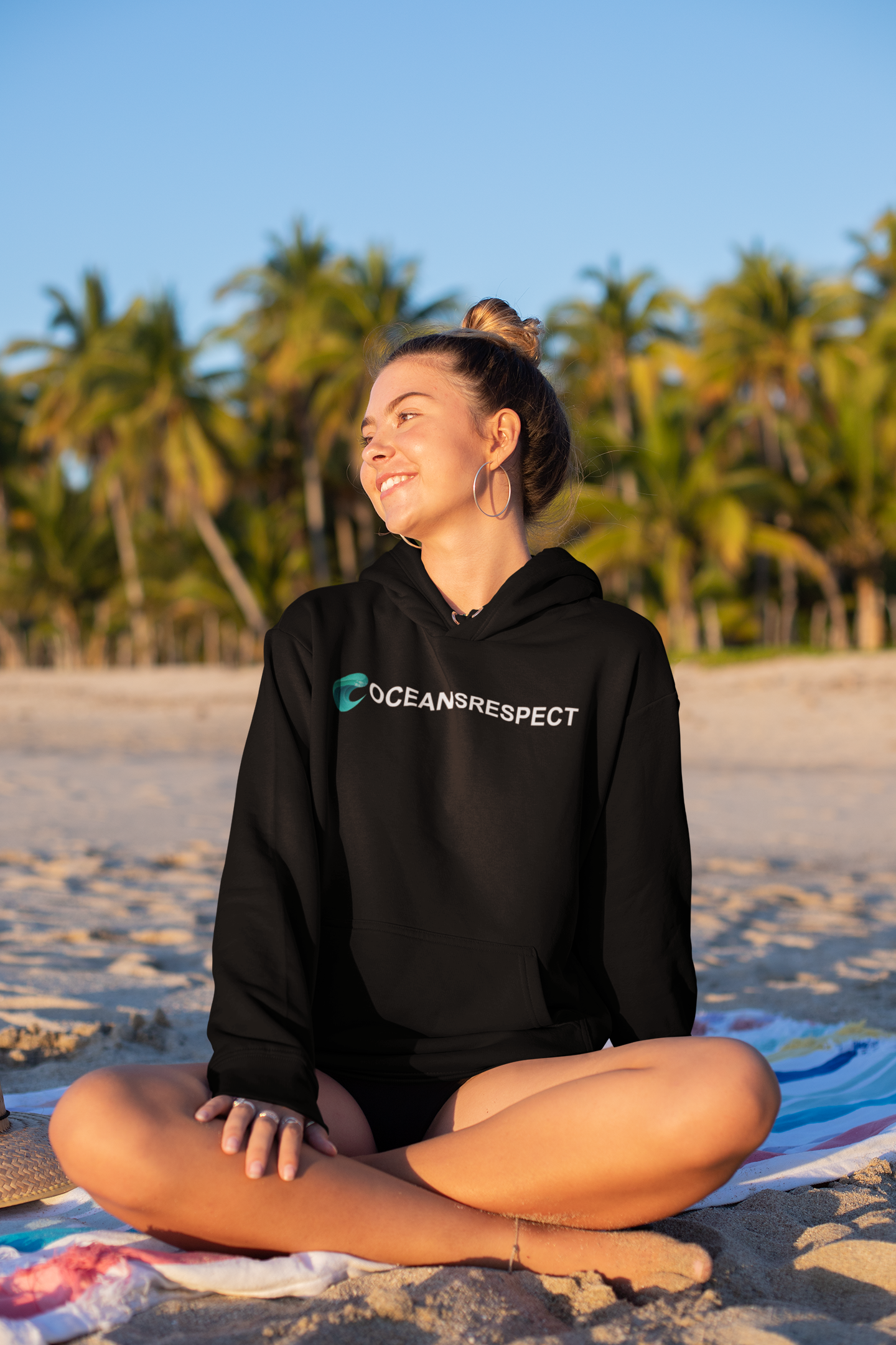 Hoody unisexe en coton bio - Oceansrespect