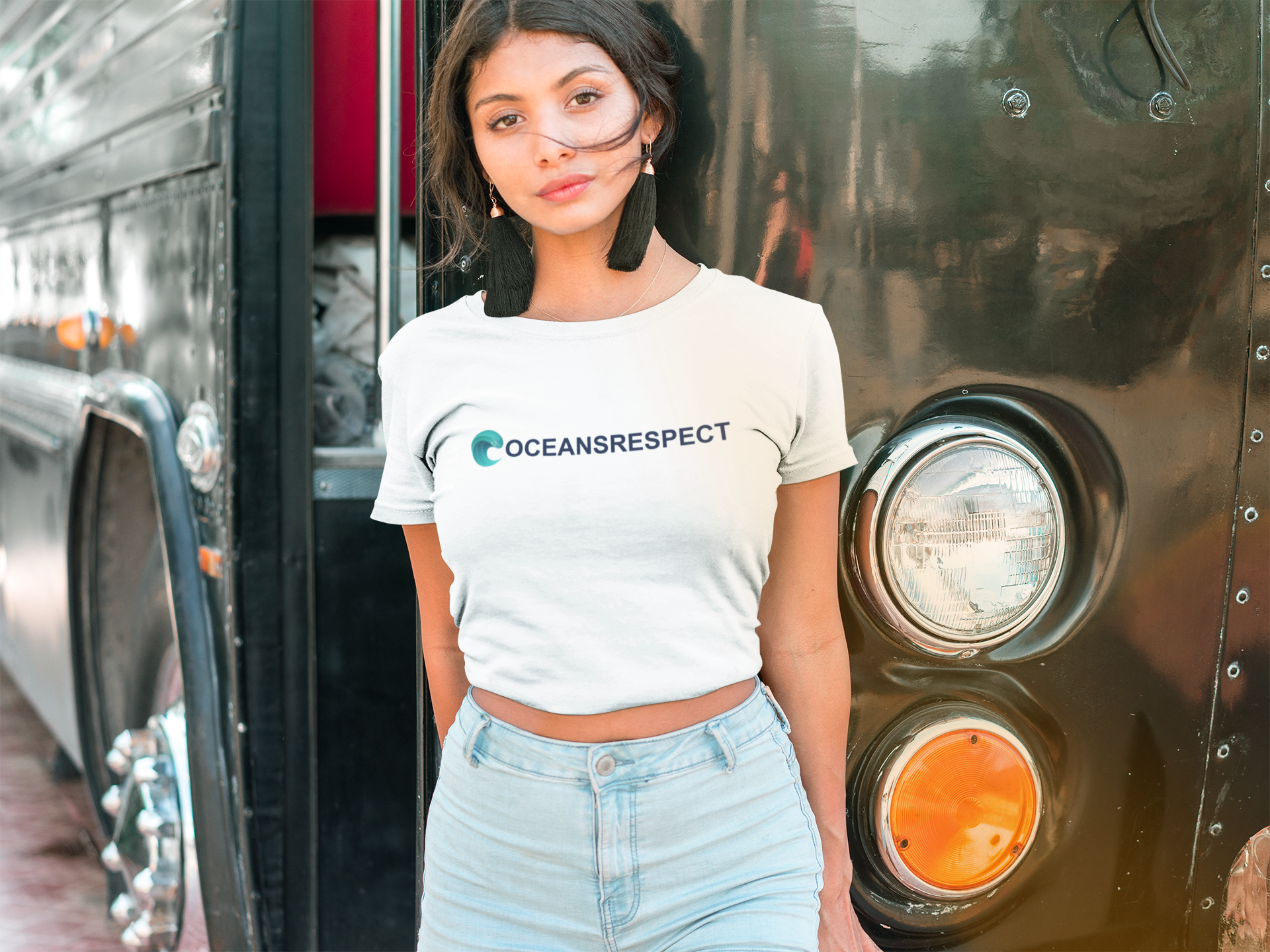 T-shirt femme en coton bio - Oceansrespect