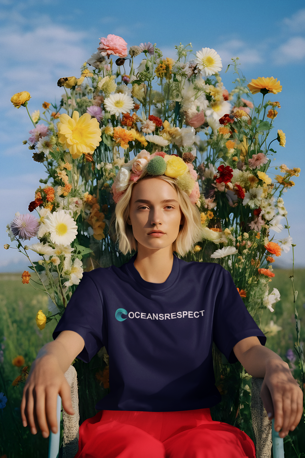 T-shirt femme en coton bio - Oceansrespect