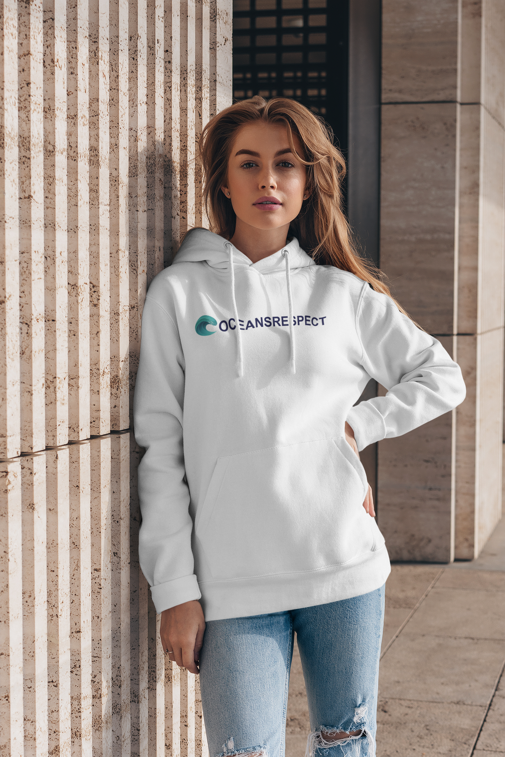 Hoody unisexe en coton bio - Oceansrespect