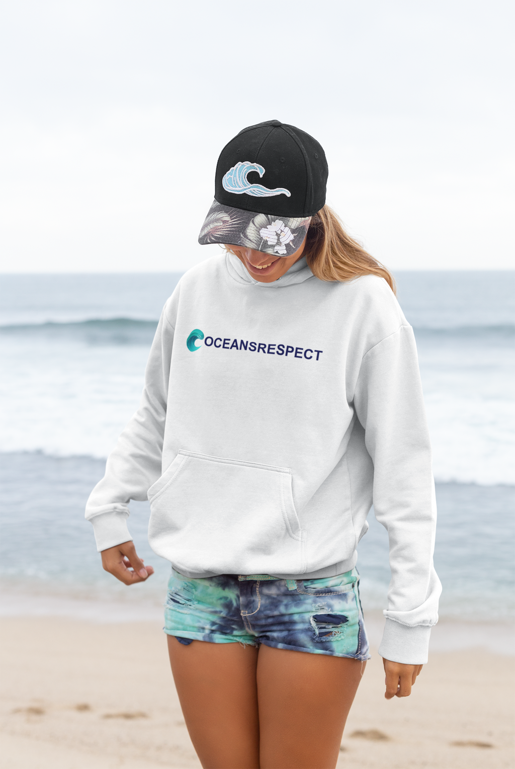 Hoody unisexe en coton bio - Oceansrespect