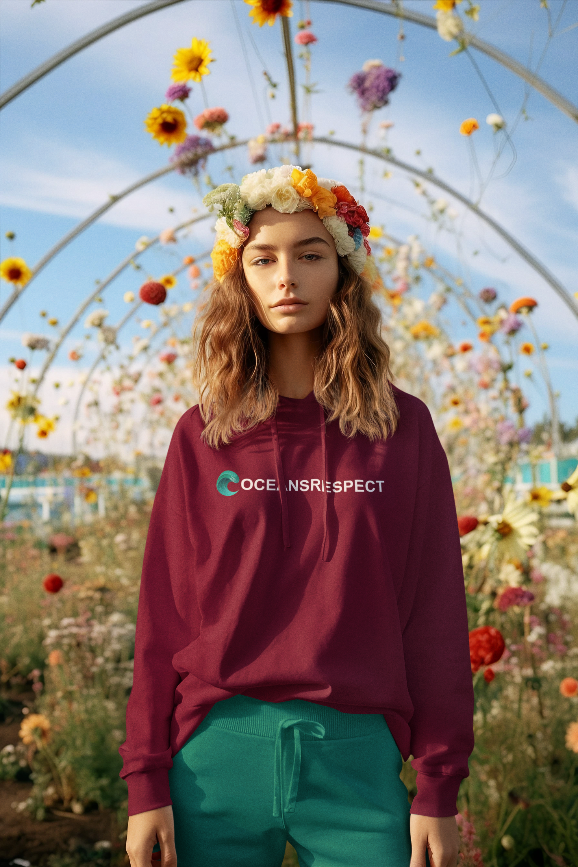 Sweat-shirt unisexe en coton bio - Oceansrespect