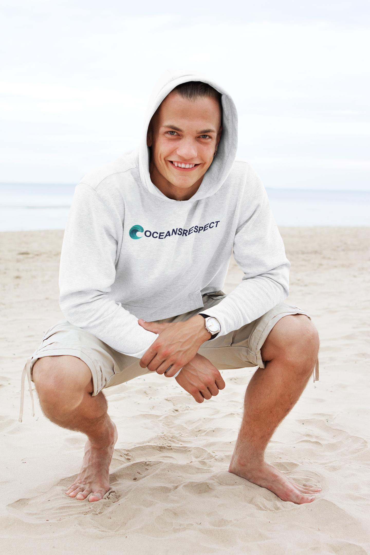 Hoody unisexe en coton bio - Oceansrespect