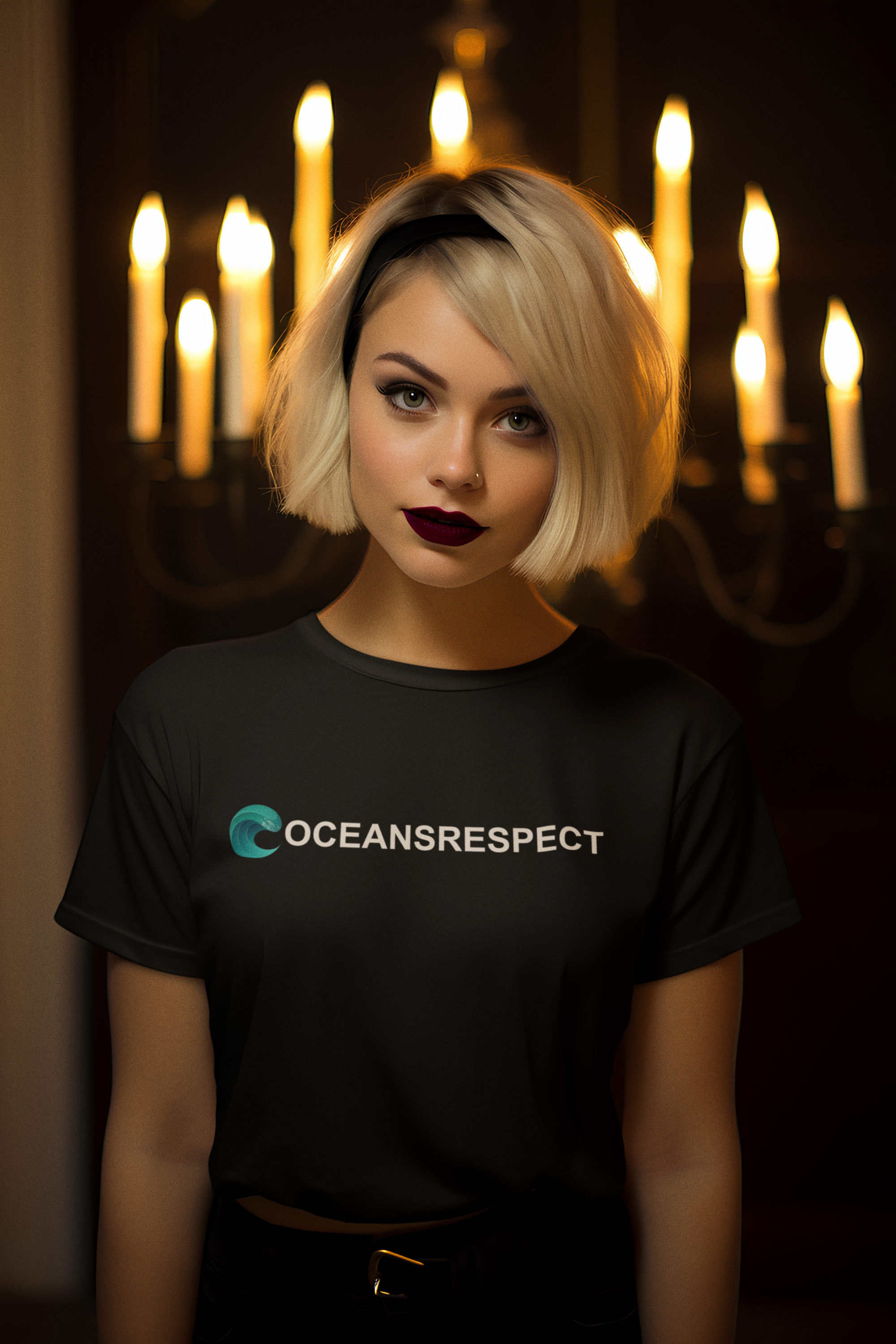 T-shirt femme en coton bio - Oceansrespect