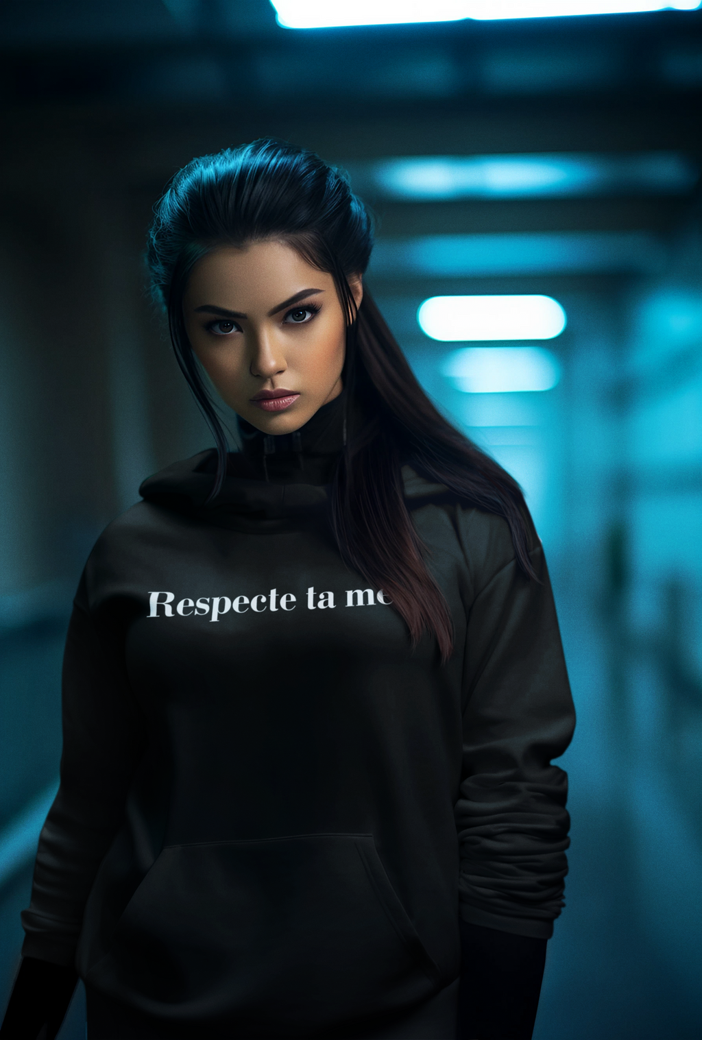 Hoody unisexe en coton bio - Respecte ta mer