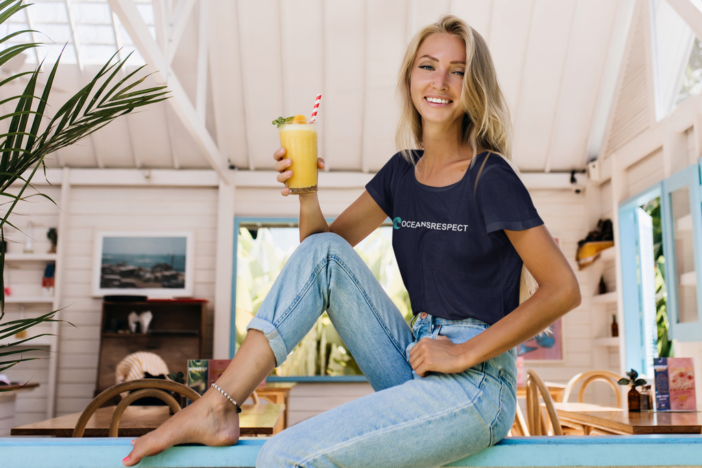 T-shirt femme en coton bio - Oceansrespect