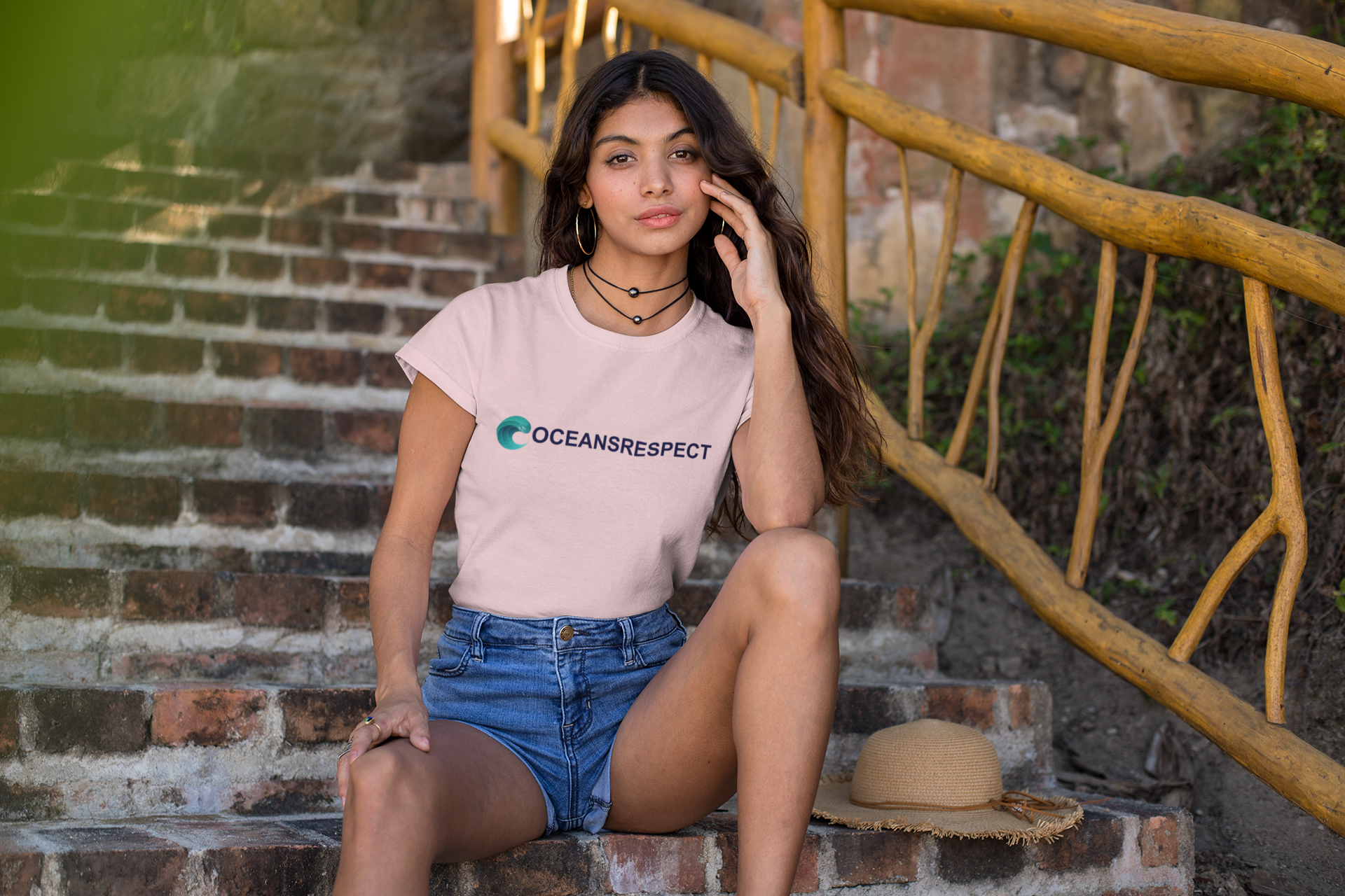 T-shirt femme en coton bio - Oceansrespect