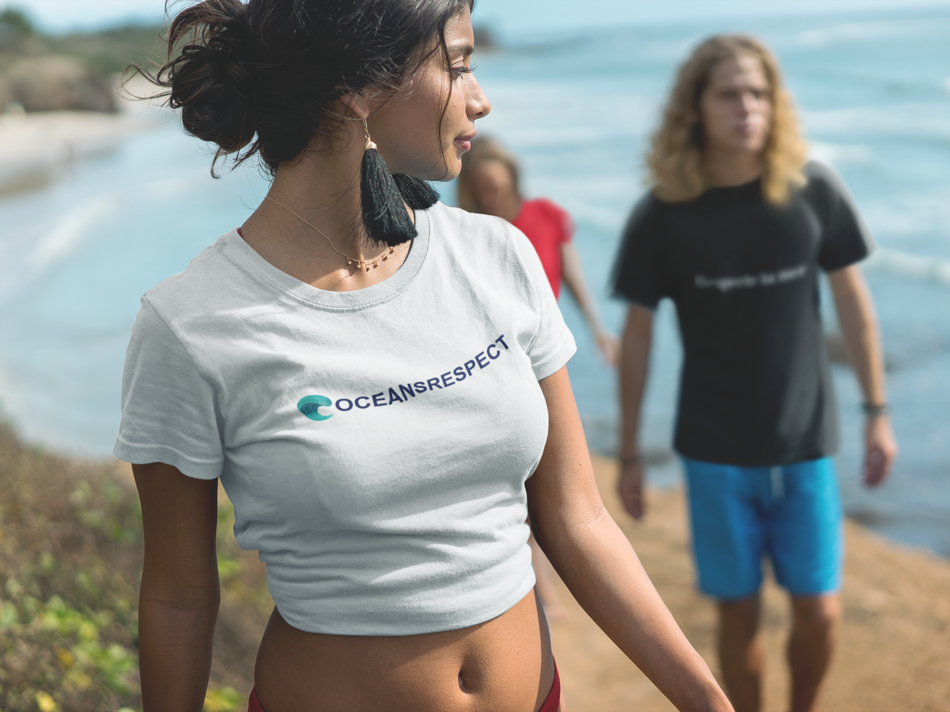 T-shirt femme en coton bio - Oceansrespect