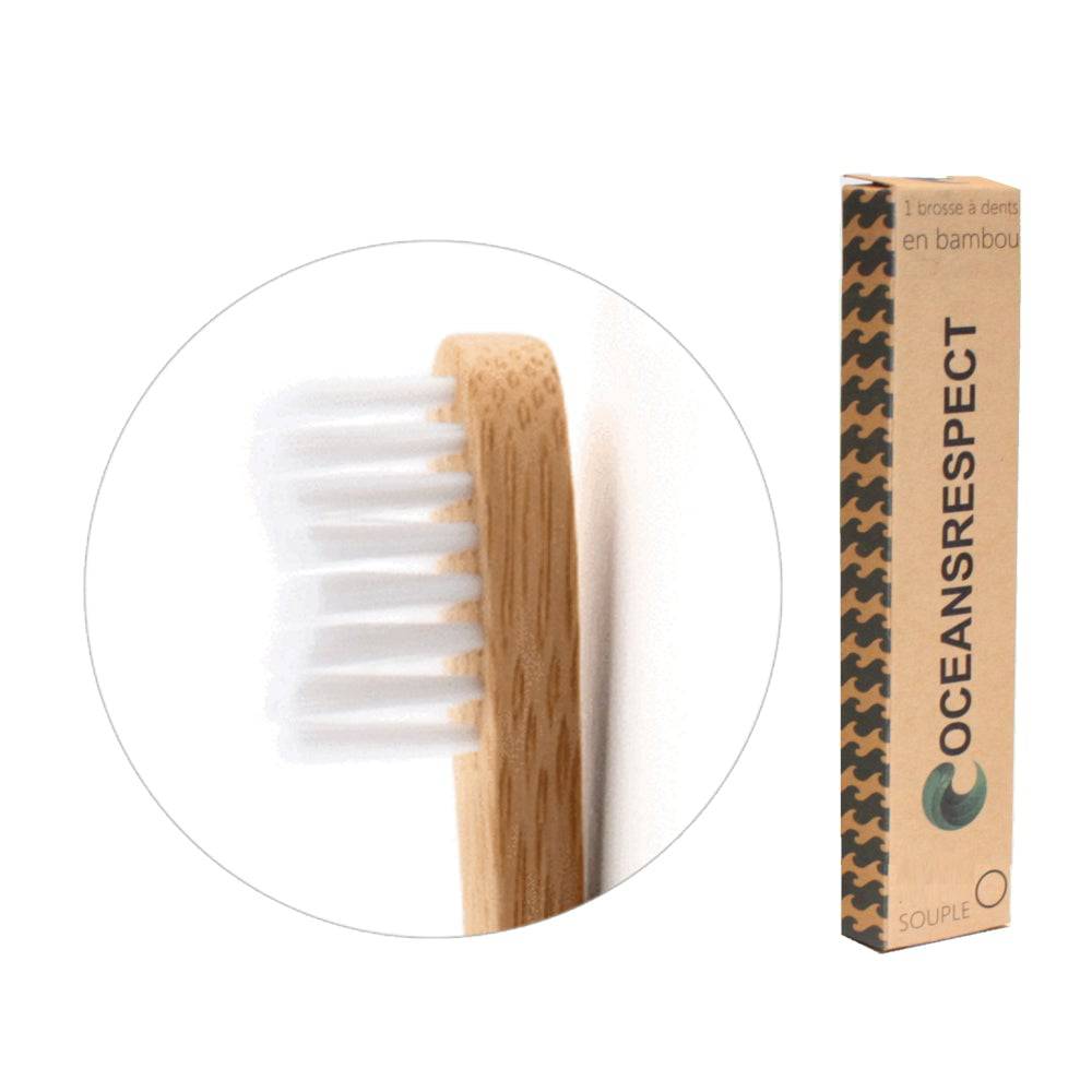 Brosse à dents en bambou - Enfant - Oceansrespect 🌊🌍🌱