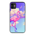 Coque anti-choc biodégradable pour téléphone - Pink flamingo - Oceansrespect 🌊🌍🌱