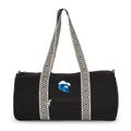 Sac polochon en coton biologique recyclé haut de gamme – 31L - Vagues - face_1