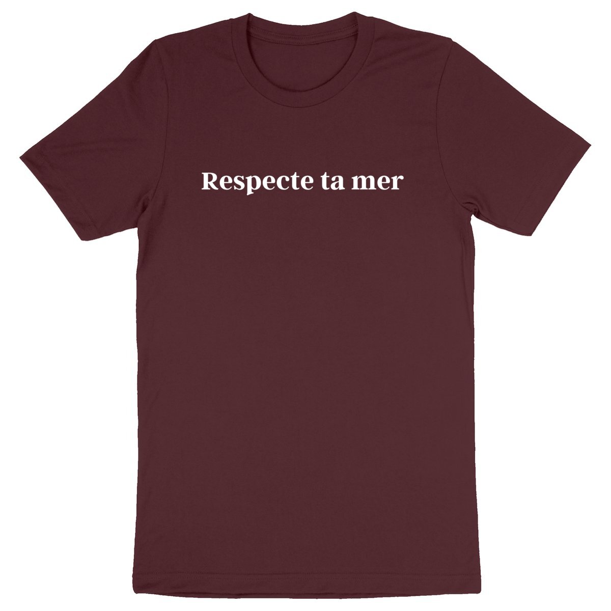 T-shirt Unisexe épais - Respecte ta mer