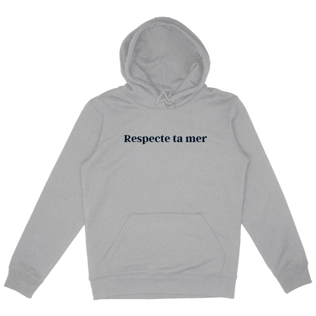Hoody Respecte ta mer Unisexe logo noir