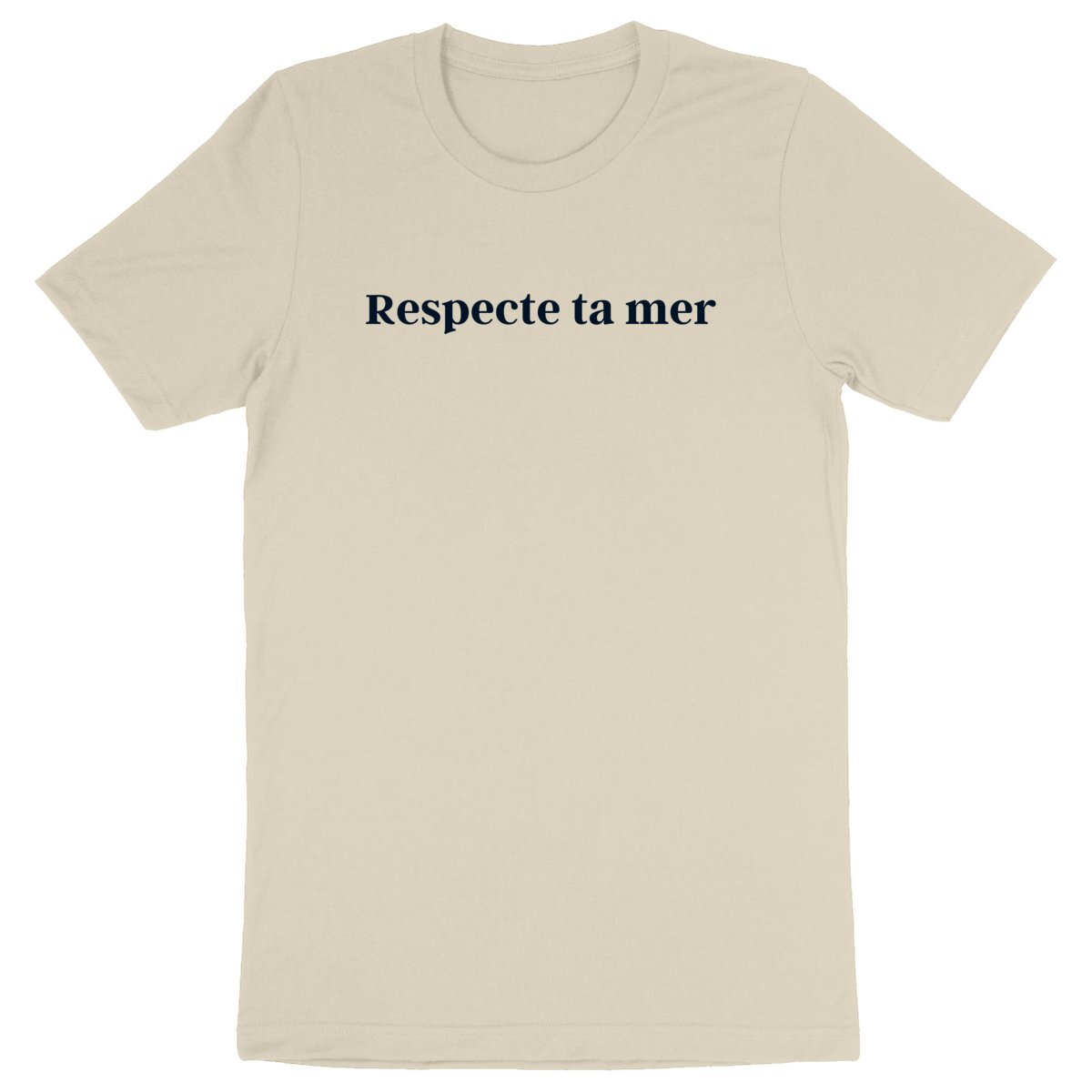 T-shirt Unisexe épais - Respecte ta mer
