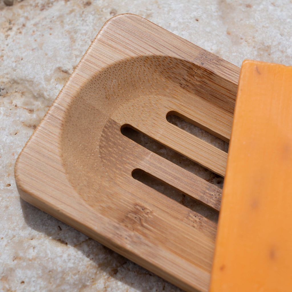 Porte-savon en bambou - Oceansrespect 🌊🌍🌱