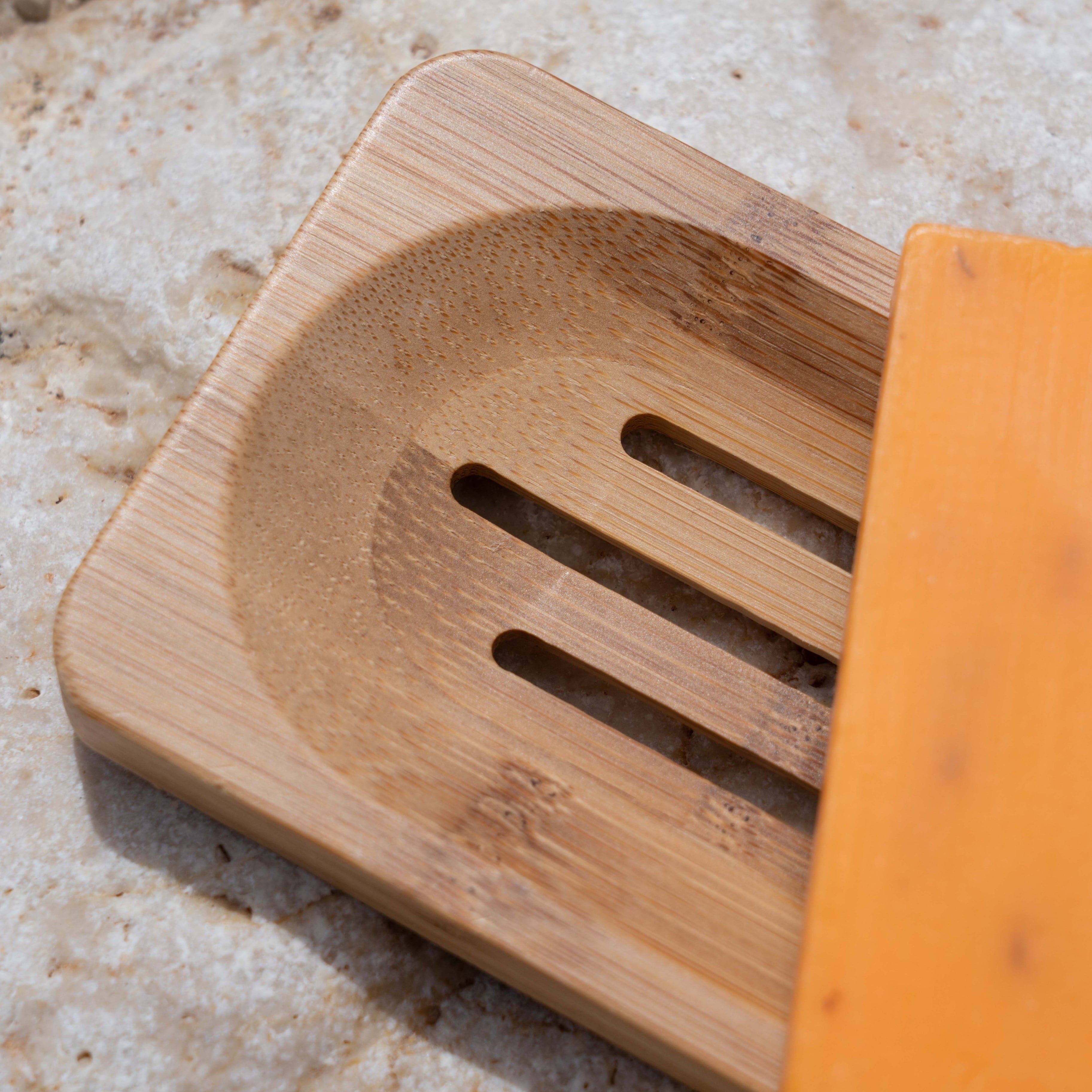 Porte-savon en bambou - Oceansrespect 🌊🌍🌱