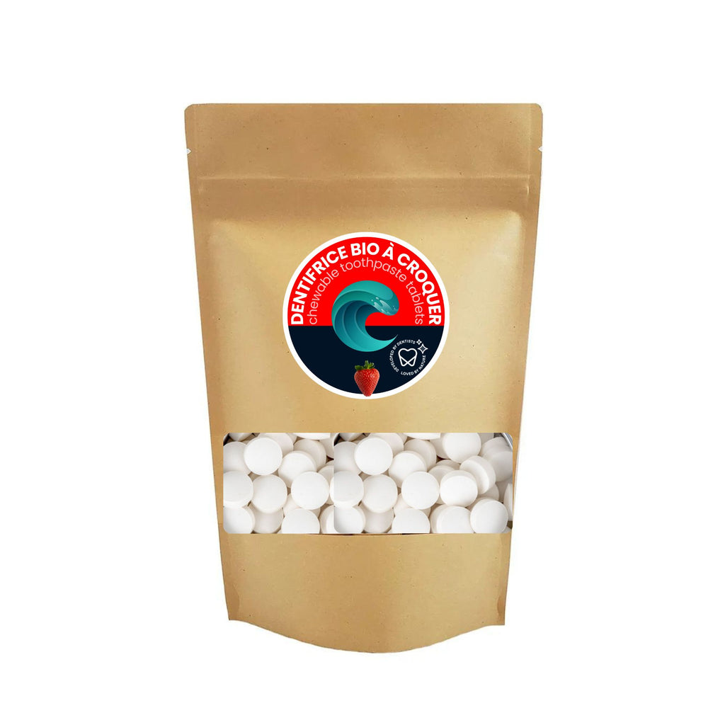 Recharge de dentifrice solide à croquer - Sans fluor - Oceansrespect 🌊🌍🌱