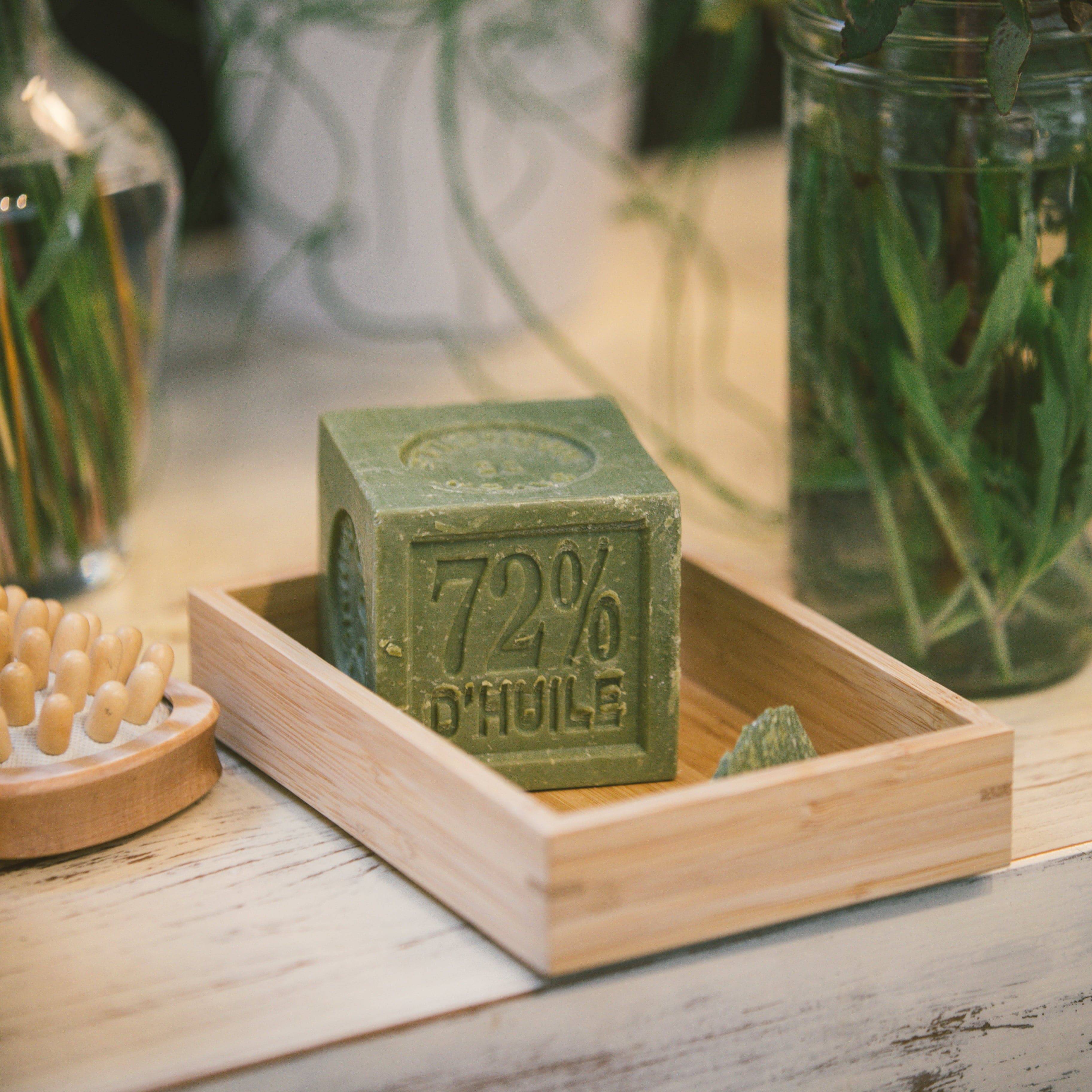 Savon de Marseille 72% - Cube de 300g - Oceansrespect 🌊🌍🌱