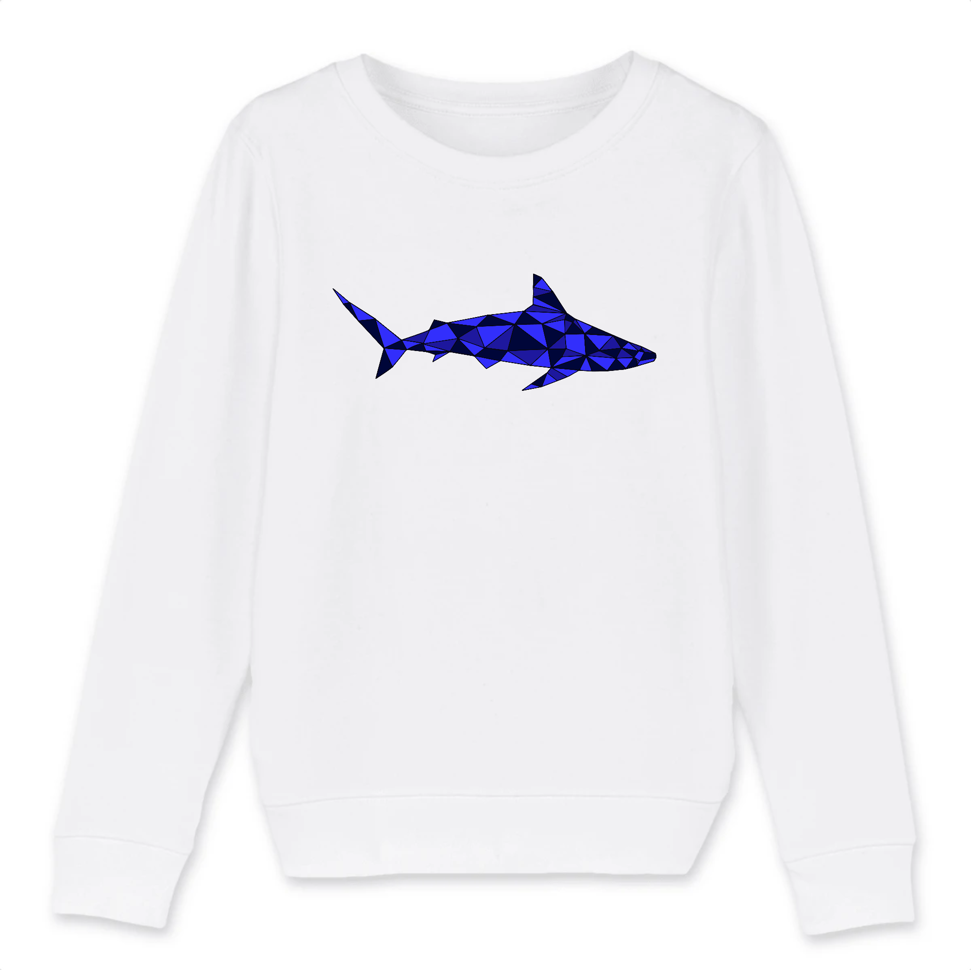 Sweat-shirt enfant en coton bio - Requin - Oceansrespect 🌊🌍🌱