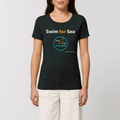 T-shirt Femme en coton bio - Swim4Sea - Oceansrespect 🌊🌍🌱