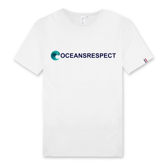 T-shirt Homme en coton bio fabriqué en France 🇫🇷 - Oceansrespect - Oceansrespect 🌊🌍🌱