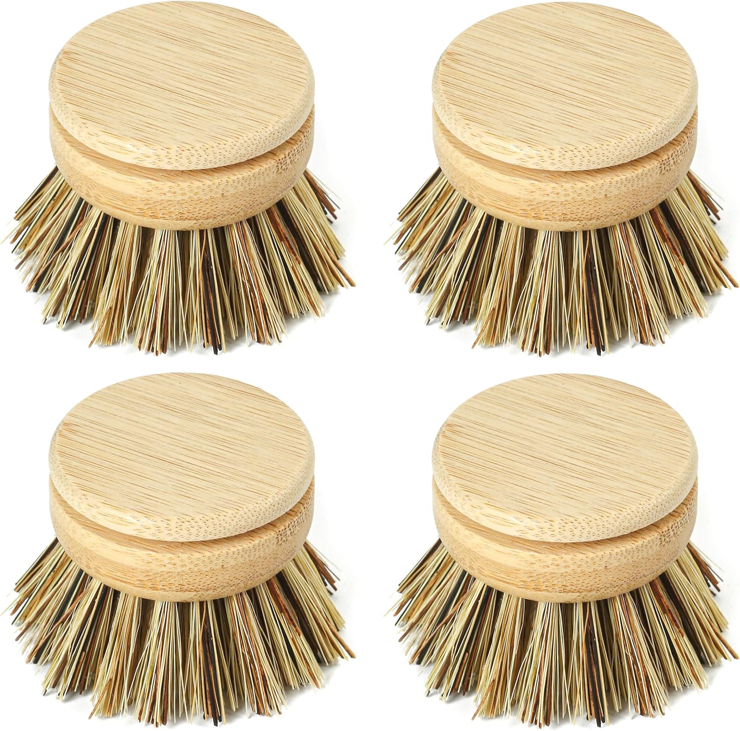 Tête interchangeable pour brosse à vaisselle en bambou réutilisable - Oceansrespect 🌊🌍🌱
