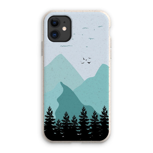 Biodegradable shockproof phone case - Night Mountain 