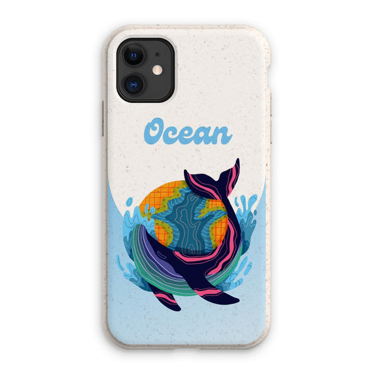 Biodegradable anti-shock phone case - Ocean 